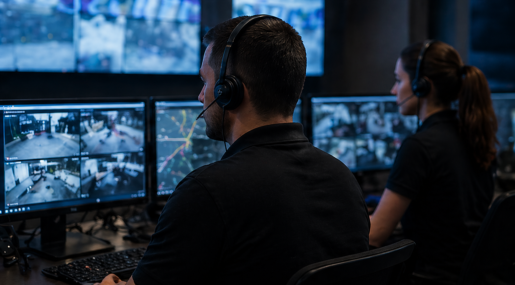 ABR Security central monitoring station operations centre