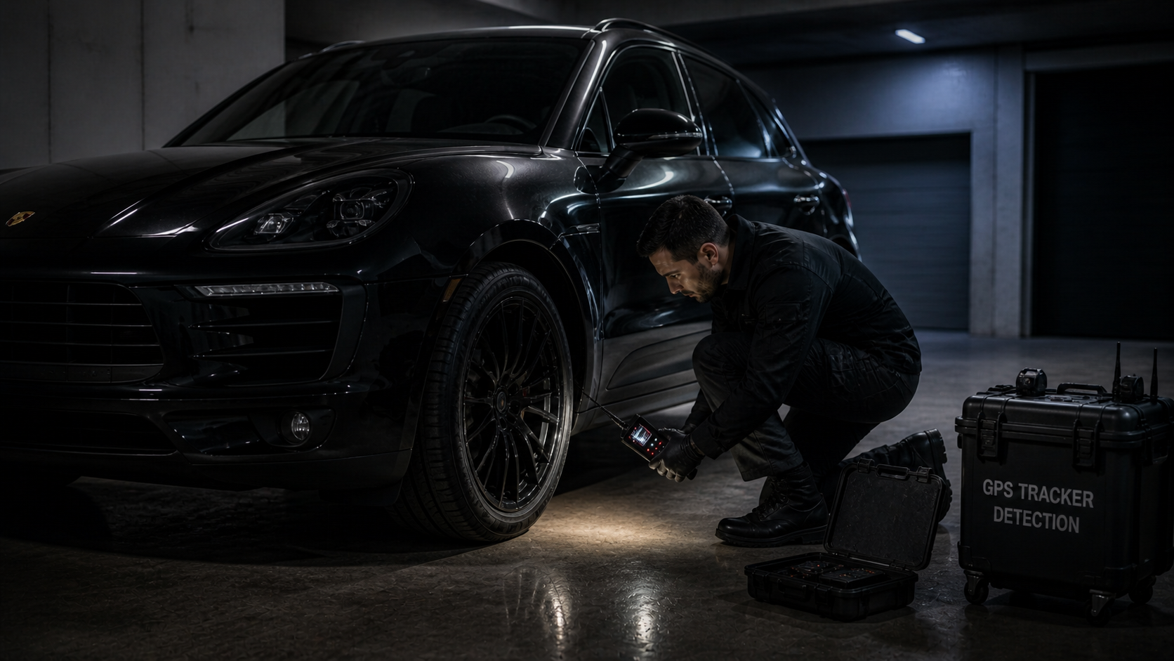 ABR Security GPS tracker detection vehicle sweep inspection